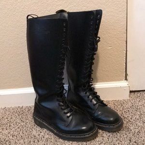 Knee high doc martens